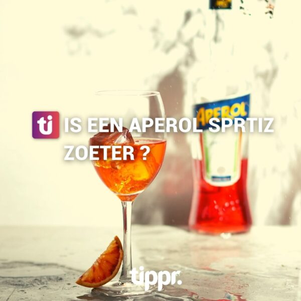 Aperol fles Spritz cocktail